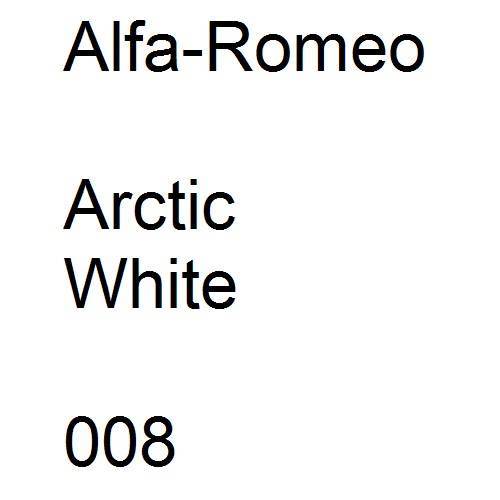 Alfa-Romeo, Arctic White, 008.